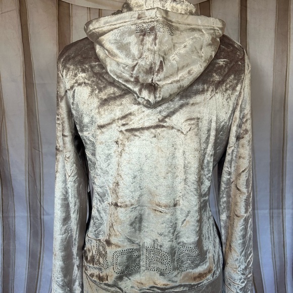BCBGMAXAZRIA ChampagneVELVET LIKE JOGGER SOFT LIGHT FABRIC quite an elegant look - Picture 3 of 9